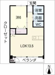 大東山ビル【5階】の間取り