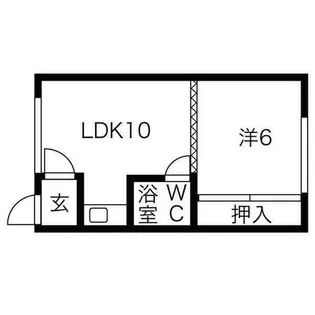 ホワイトハウス【206号室】の間取り