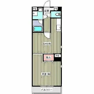 三高ANNEX BLD【4階】の間取り