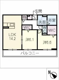 プロフーモ【3階】の間取り