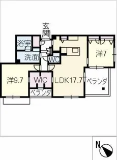 LUCA【3階】の間取り