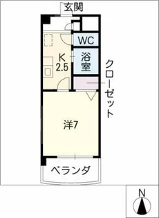 サニーコートⅡ【2階】の間取り