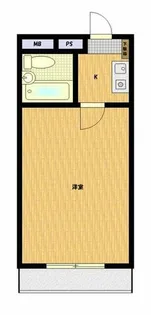 ユトリロサニー【105号室】の間取り