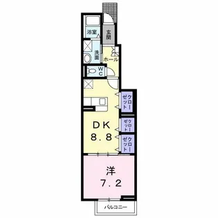 プラタ エムⅢ【1階】の間取り