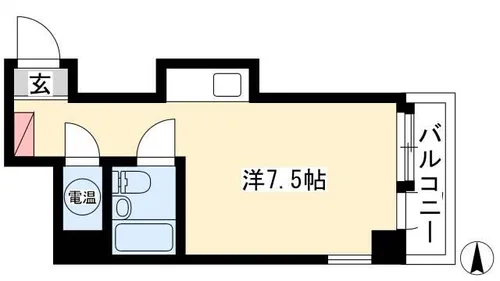 リアライズ錦【606号室】の間取り