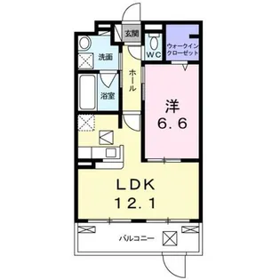 Mana Wing【1階】の間取り