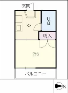 パーク荒子【1階】の間取り
