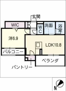 プライムカーサ【2階】の間取り