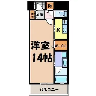 LaSante東桜【5階】の間取り