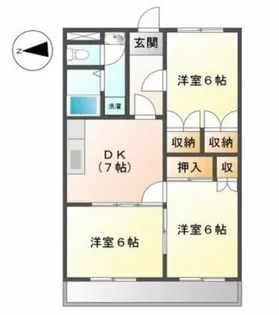 エクセレンス曙【301号室】の間取り