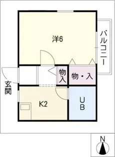 イカロス【2階】の間取り