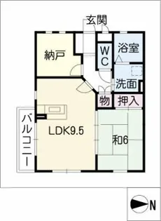 MIRADOR【3階】の間取り