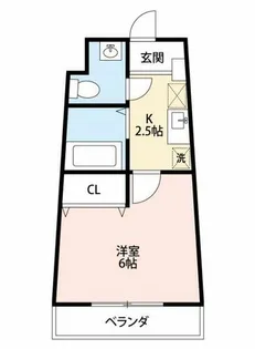 セラヴィ坂崎【507号室】の間取り