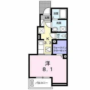 エアリーヒル原町【1階】の間取り