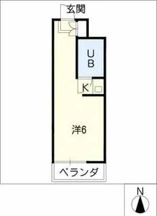 ヒルハウス【2階】の間取り