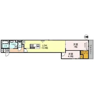 グランジュテⅡ【2階】の間取り