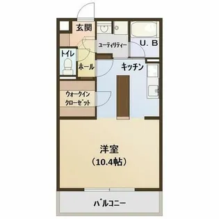 シャルム南野【1階】の間取り