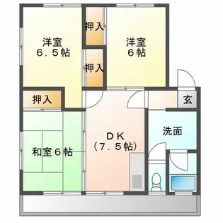 第4マルホビル【1階】の間取り