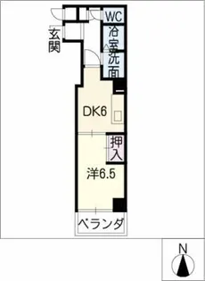 CHARITE星ヶ丘【7階】の間取り