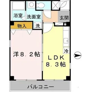 大阪府大阪市城東区鴫野西5丁目【マンション】の間取り