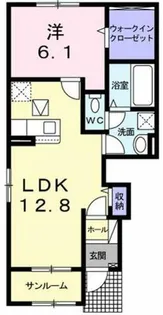 ジェルメ【1階】の間取り