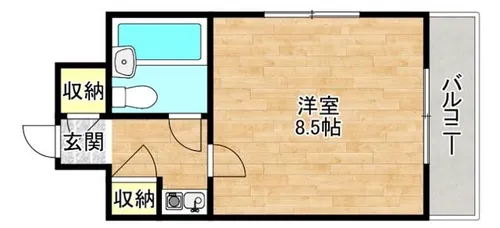大阪府大阪市生野区新今里5丁目【マンション】の間取り