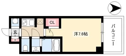 LaDouceur本郷【506号室】の間取り