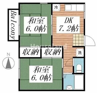 ドリームハイツ 今福【2階】の間取り