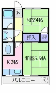 大阪府堺市東区北野田【マンション】の間取り