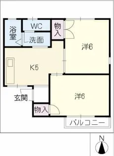 タートルハイツ【1階】の間取り