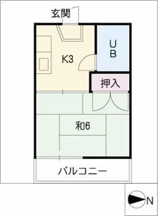 パーク荒子【2階】の間取り