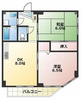 西岡ビル【403号室】の間取り