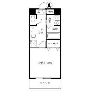 MELIV桜山【2階】の間取り