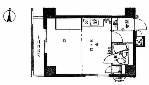 ドエル中島公園【2階】の間取り