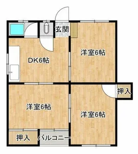 司マンション【202号室】の間取り