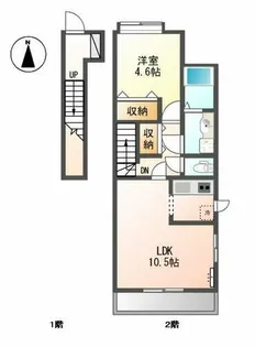 ディアコート【2階】の間取り