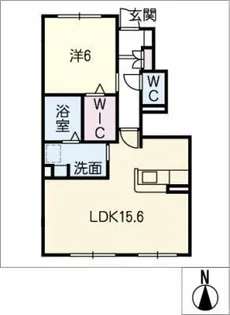 シェルトⅢ【1階】の間取り