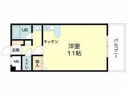 土山ヤングパレス【2階】の間取り