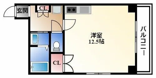 アロンノーブルⅡ【3階】の間取り