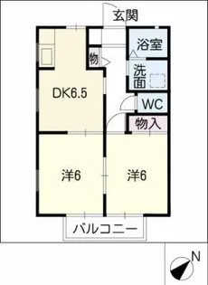 グランドール【2階】の間取り