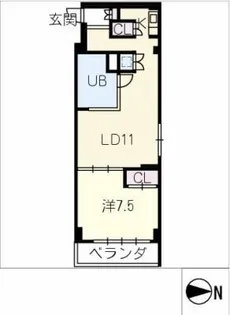 KAGAYAKI SQUARE【7階】の間取り