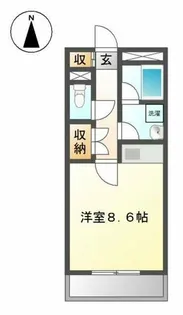 メゾンドF【1階】の間取り