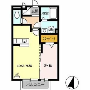 サン・イースト【2階】の間取り