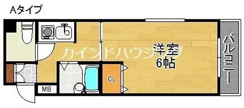 プチメゾン【4階】の間取り