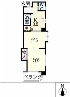 山田平針ビル【5階】の間取り