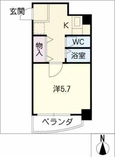シャトウ大森【3階】の間取り