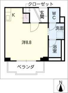 レジデンスシェーンブルン【1階】の間取り