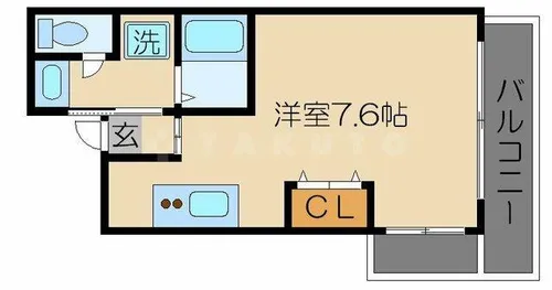 シェーンブルン【2階】の間取り