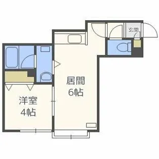 VERY【105号室】の間取り