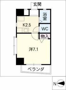 アーバンハイツ八事【3階】の間取り
